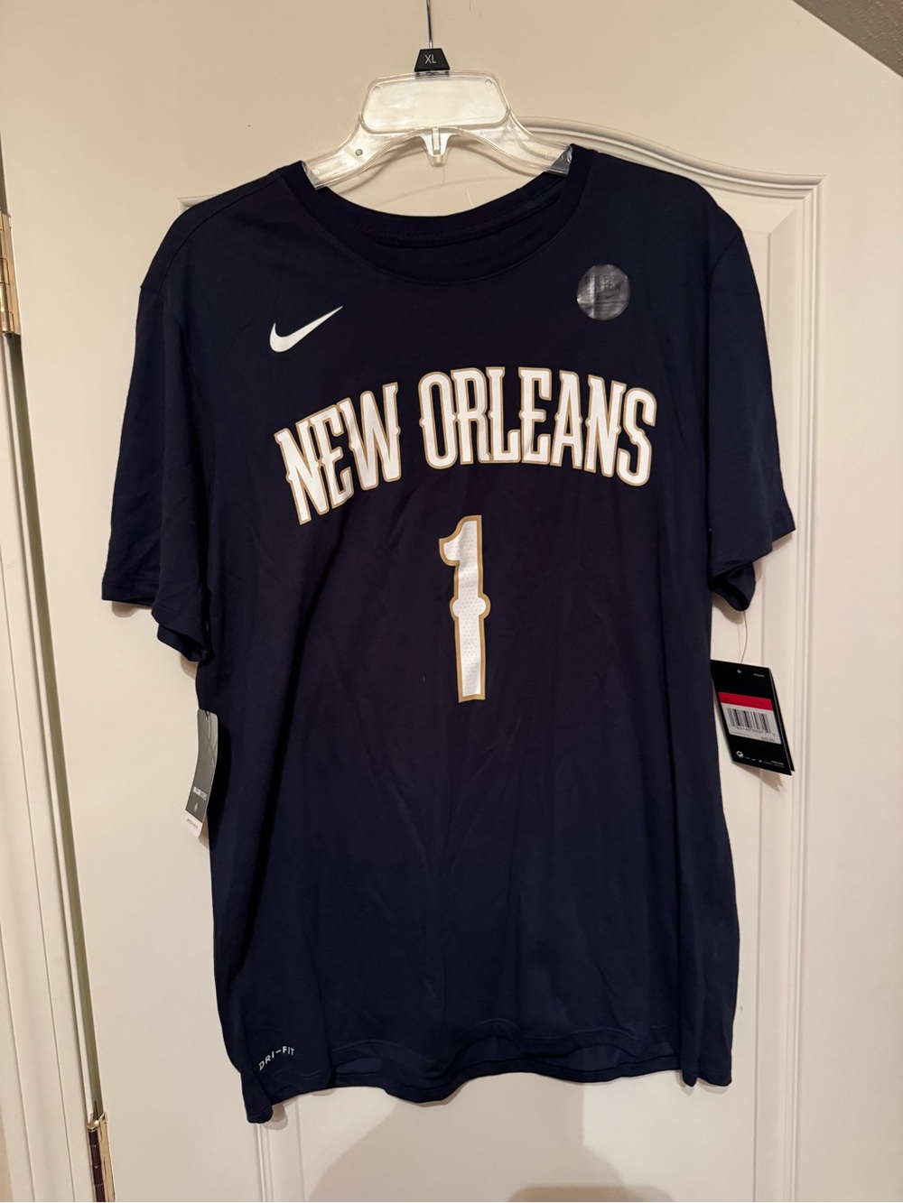 Zion Williamson New Orleans Pelicans Mens Nike Dri-Fit T Shirt Size Large Mens